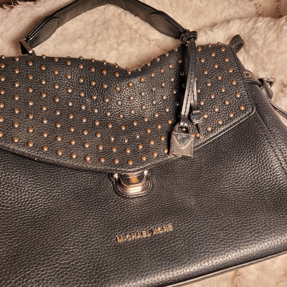 Michael Kors studded satchel